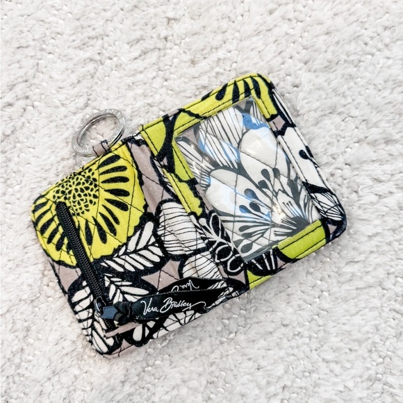 Like New! Vera Bradley Retired Citron Pattern Key Ring Wallet - Picture 2 of 3